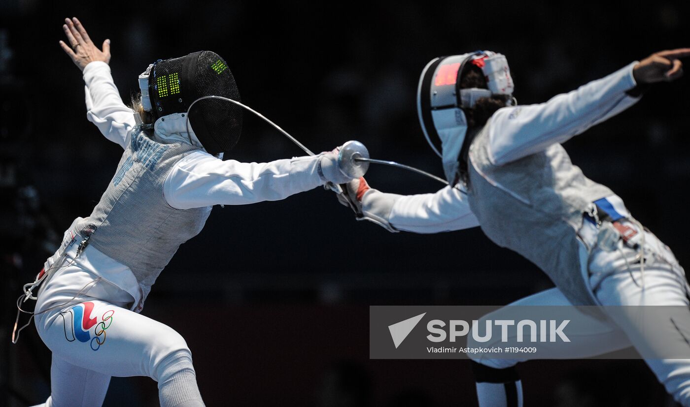 Olympics 2012 Fencing. Rapier. Women