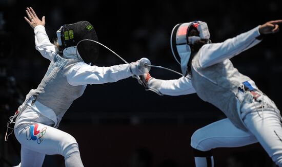Olympics 2012 Fencing. Rapier. Women