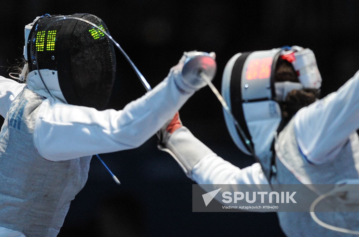 Olympics 2012 Fencing. Rapier. Women