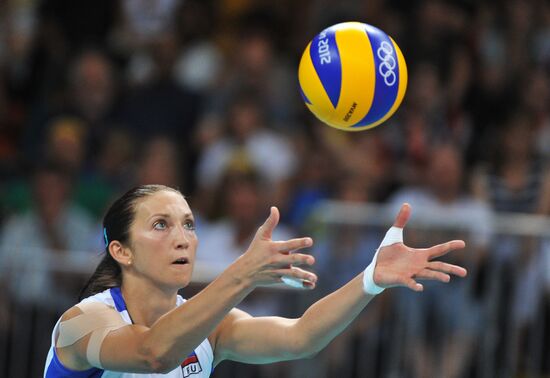 2012 Olympics. Women's Volleyball. Great Britain vs. Russia