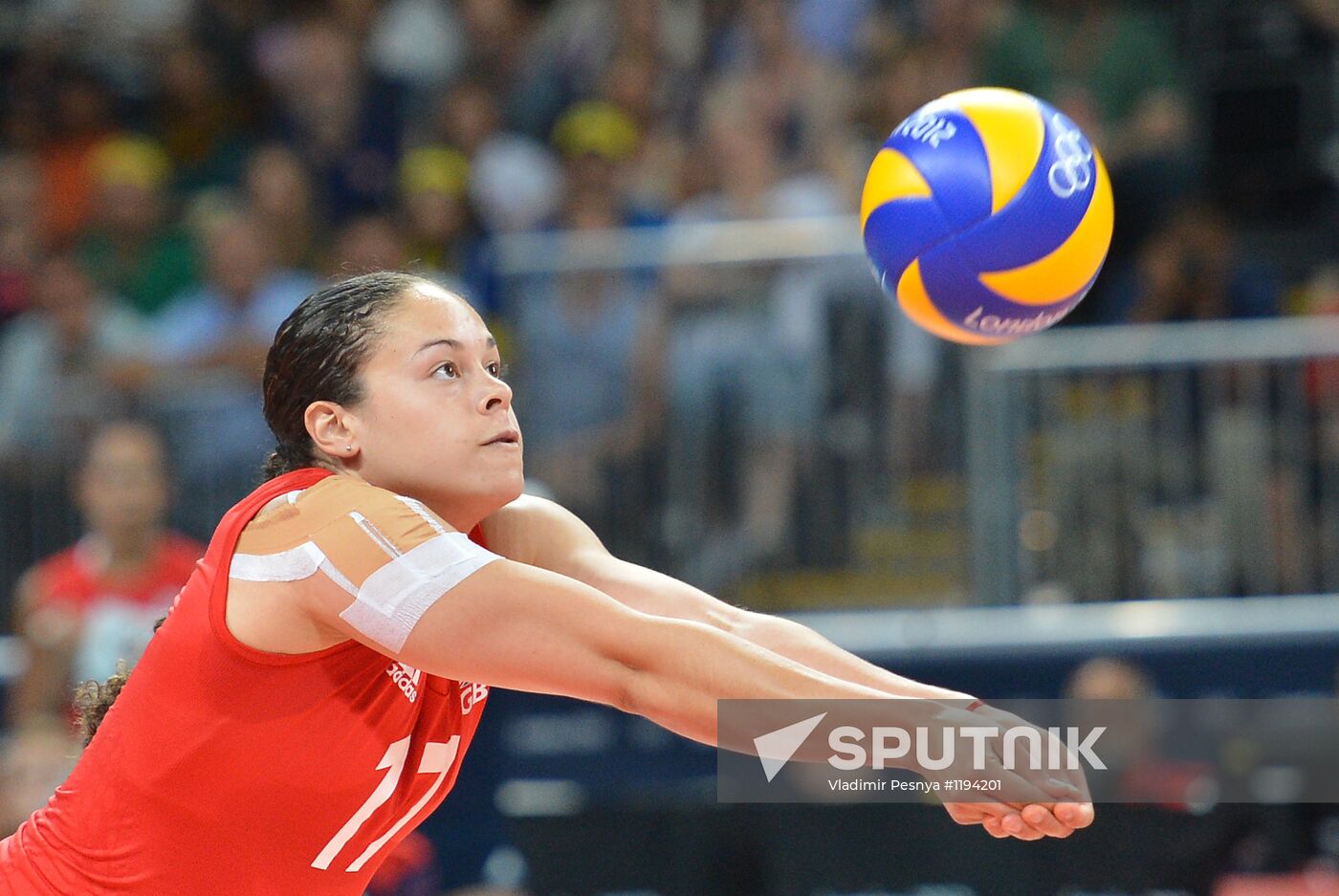 2012 Olympics. Women's Volleyball. Great Britain vs. Russia