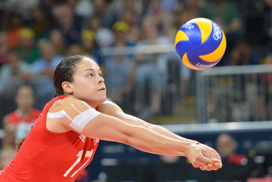 2012 Olympics. Women's Volleyball. Great Britain vs. Russia