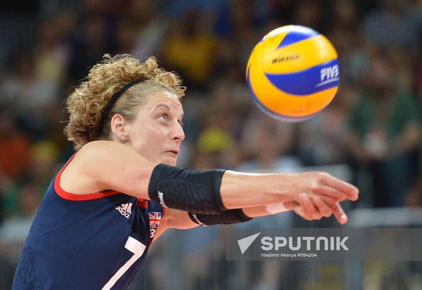 2012 Olympics. Women's Volleyball. Great Britain vs. Russia