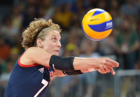 2012 Olympics. Women's Volleyball. Great Britain vs. Russia