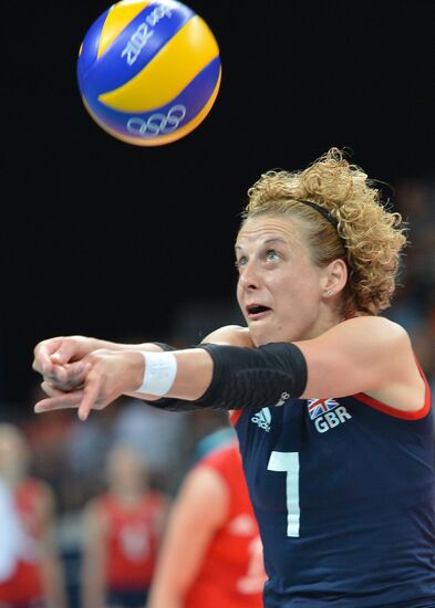 2012 Olympics. Women's Volleyball. Great Britain vs. Russia