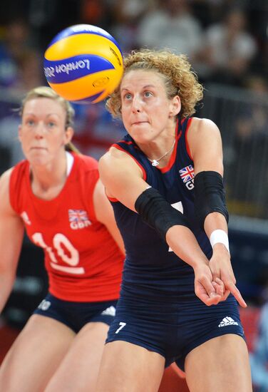 2012 Olympics. Women's Volleyball. Great Britain vs. Russia