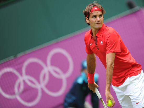 2012 Olympics. Tennis. Day One