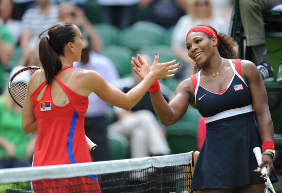 2012 Olympics. Tennis. Day One