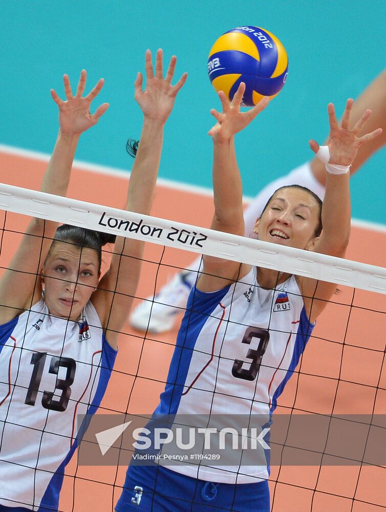2012 Olympics. Women's Volleyball. Great Britain vs. Russia