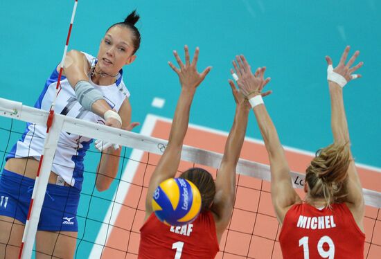 2012 Olympics. Women's Volleyball. Great Britain vs. Russia