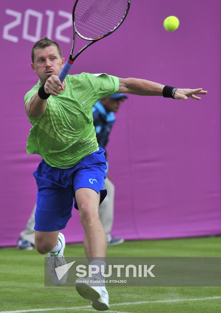 2012 Summer Olympics. Tennis. Day 1