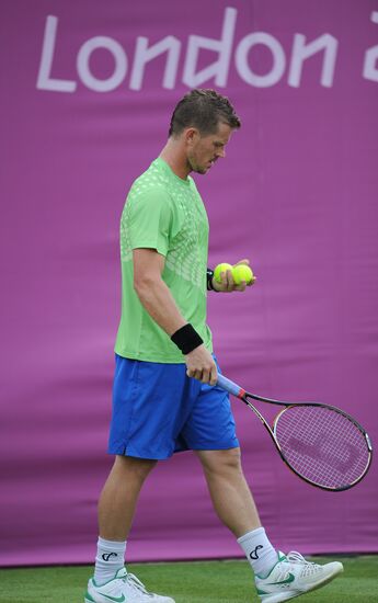 2012 Summer Olympics. Tennis. Day 1