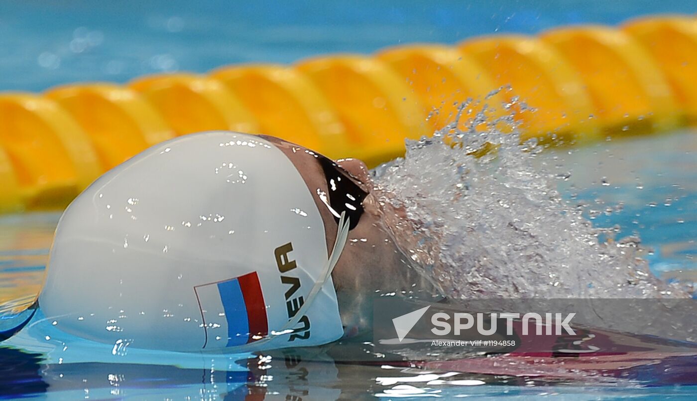 Olympics 2012 Swimming. Day Two. Preliminary competitions