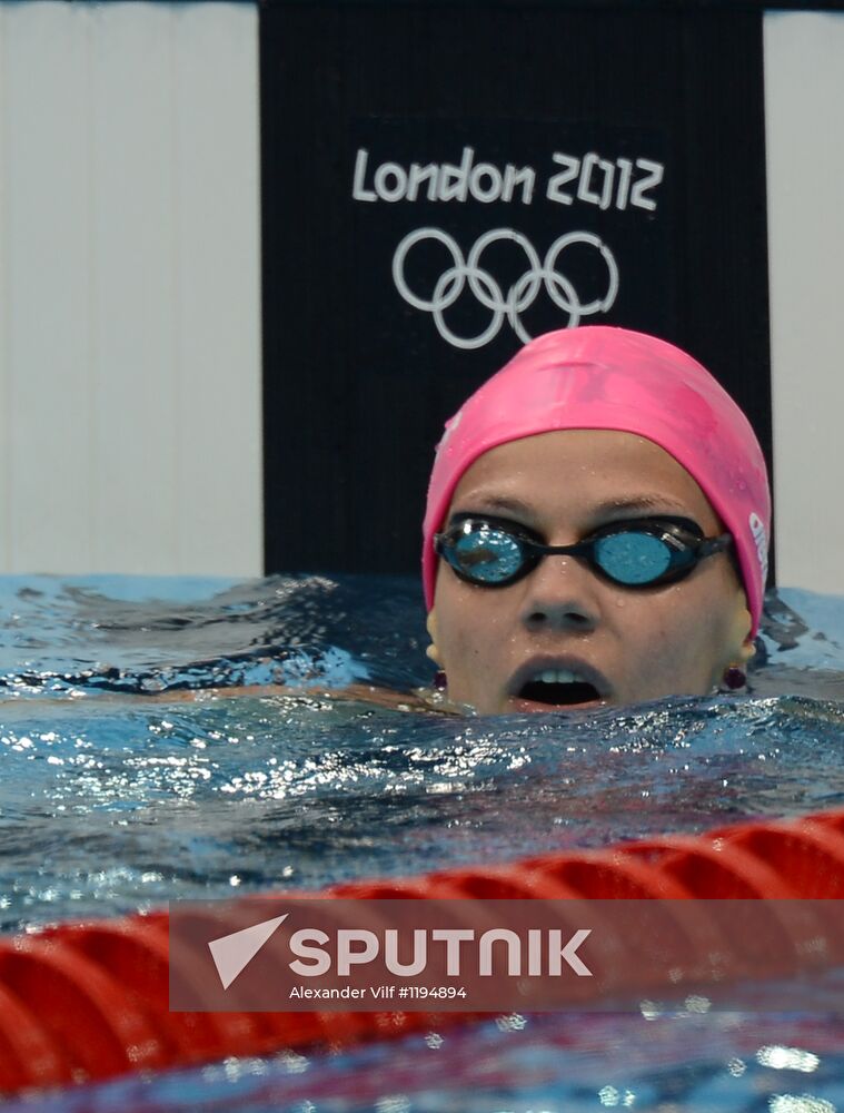 Olympics 2012 Swimming. Day Two. Preliminary competitions