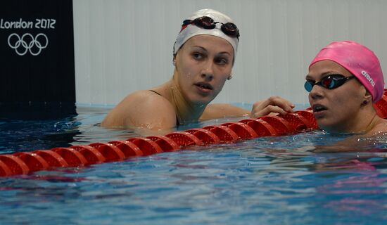 Olympics 2012 Swimming. Day Two. Preliminary competitions