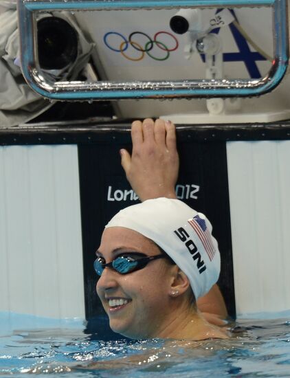 Olympics 2012 Swimming. Day Two. Preliminary competitions
