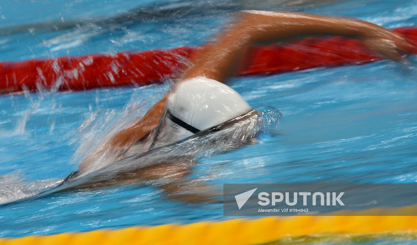 Olympics 2012 Swimming. Day Two. Preliminary competitions