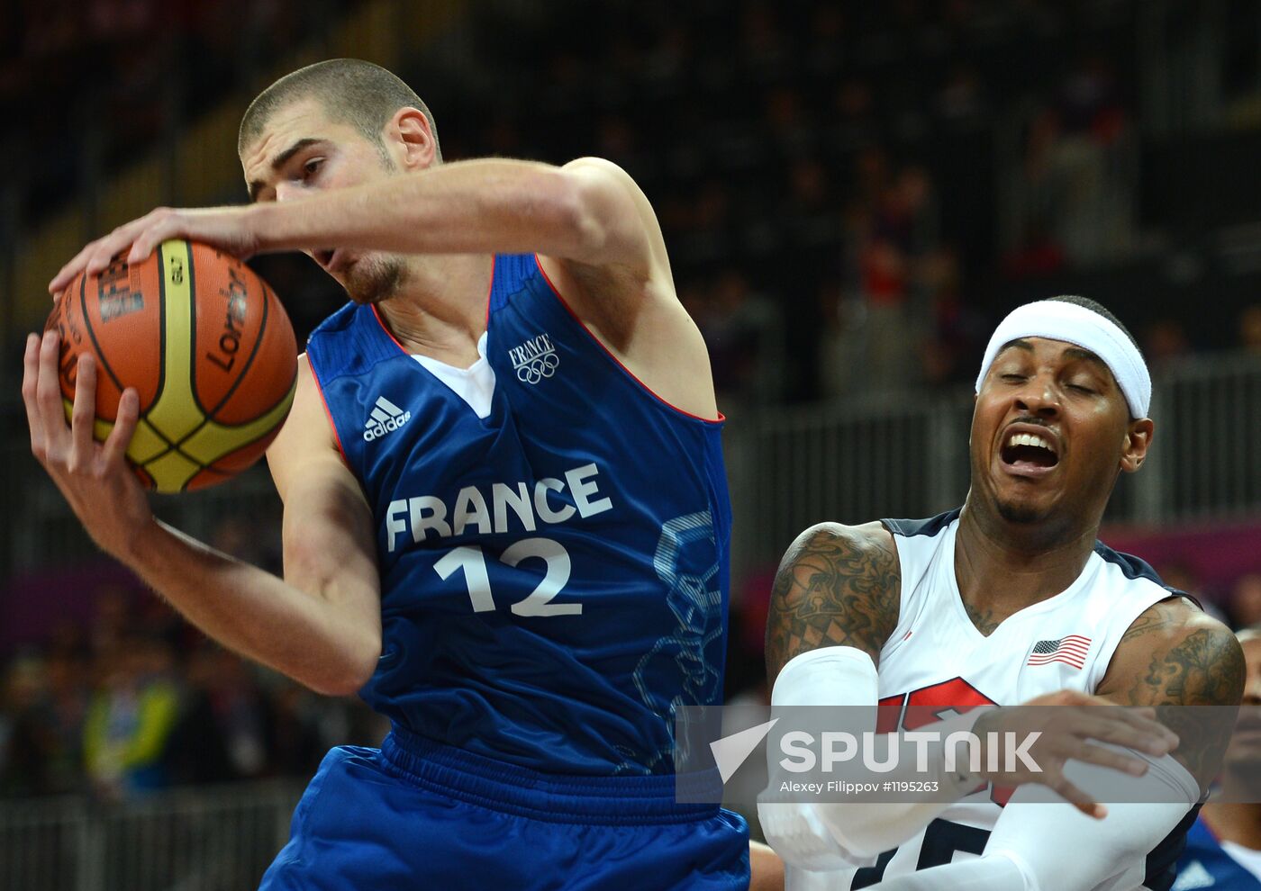2012 Summer Olympics. Men's Basketball. US vs. France