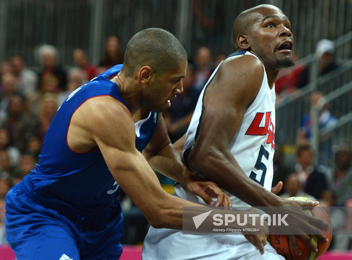 2012 Summer Olympics. Men's Basketball. US vs. France
