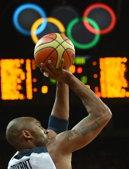 2012 Summer Olympics. Men's Basketball. US vs. France