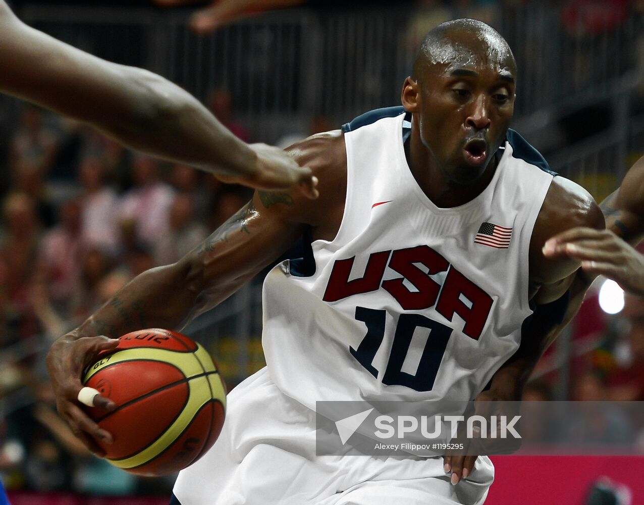 2012 Summer Olympics. Men's Basketball. United States vs. France