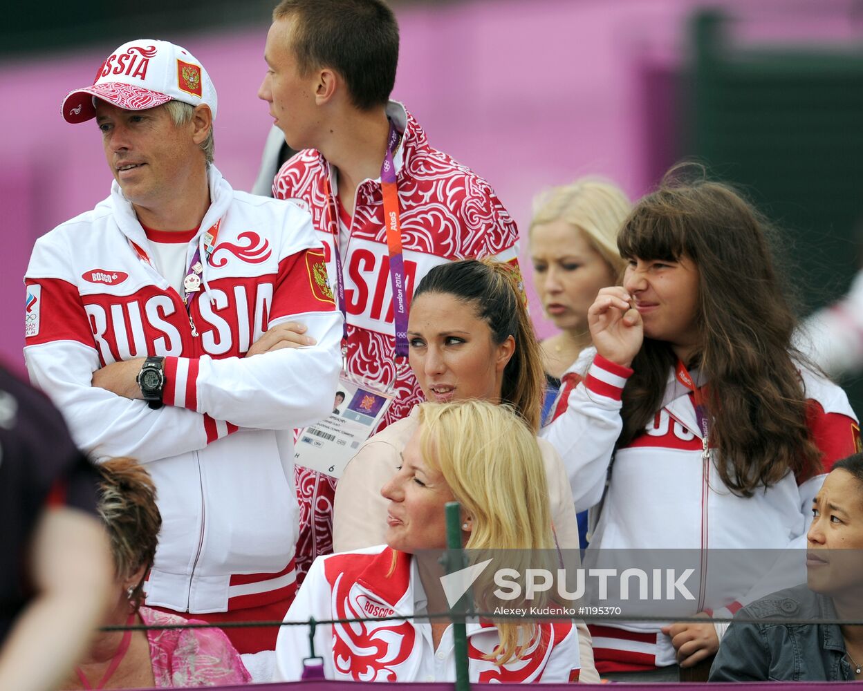 2012 Summer Olympics. Tennis. Day Two