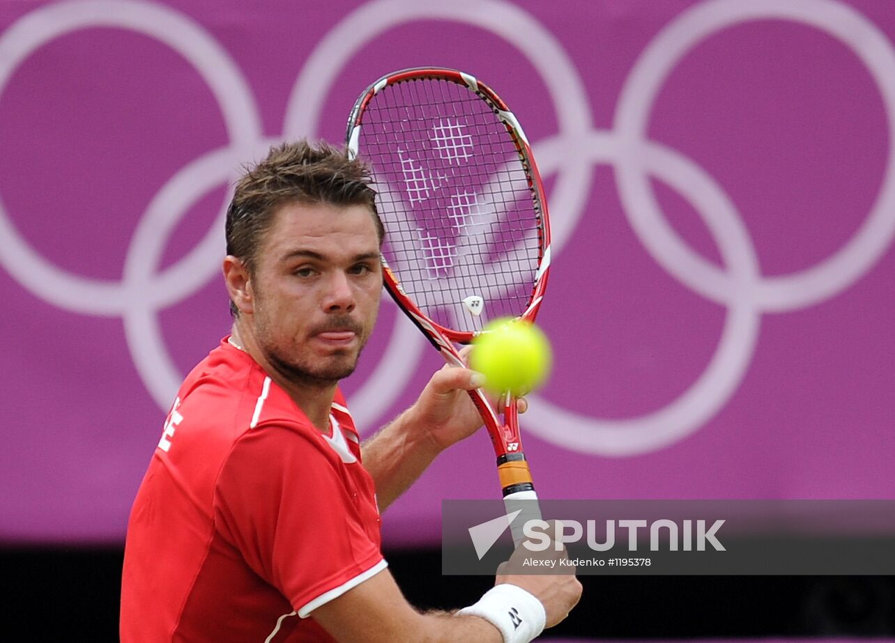 2012 Summer Olympics. Tennis. Day Two