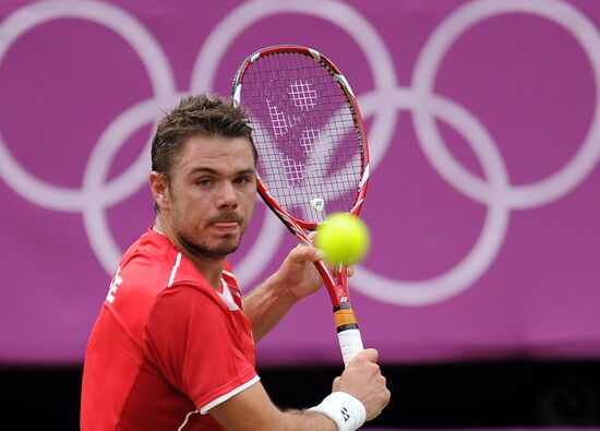 2012 Summer Olympics. Tennis. Day Two