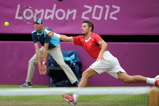 2012 Summer Olympics. Tennis. Day Two