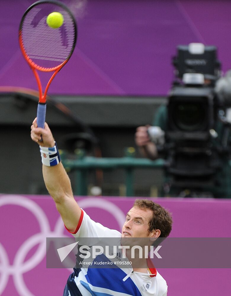 2012 Summer Olympics. Tennis. Day 2