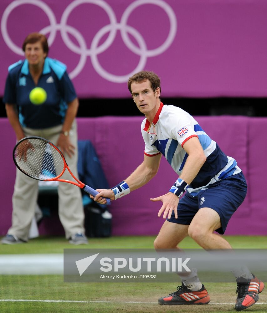 2012 Summer Olympics. Tennis. Day 2