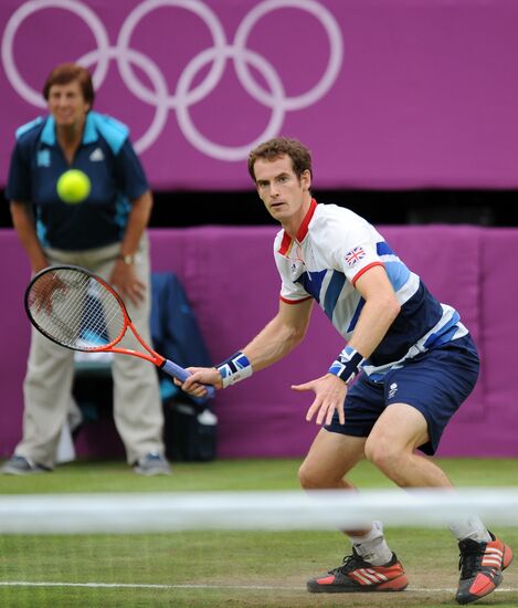 2012 Summer Olympics. Tennis. Day 2