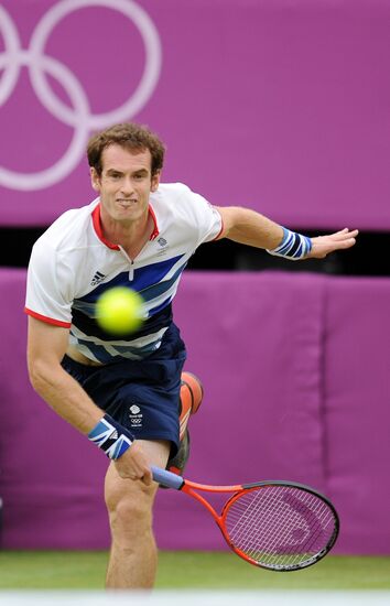 2012 Summer Olympics. Tennis. Day 2