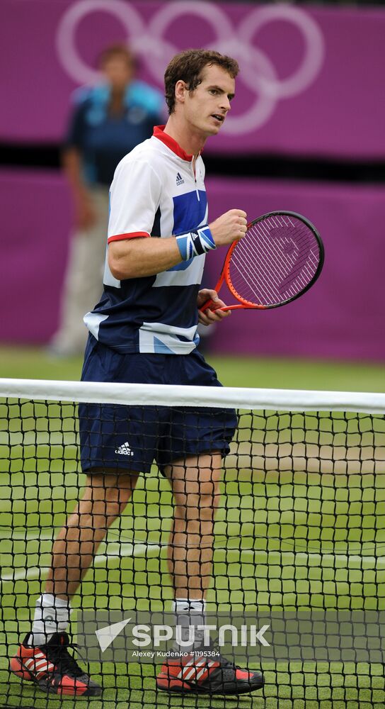 2012 Summer Olympics. Tennis. Day 2