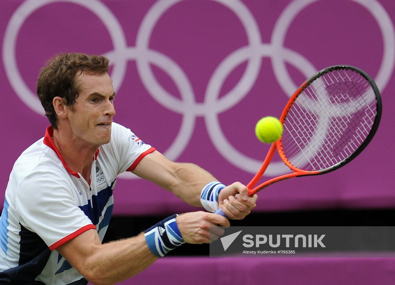 2012 Summer Olympics. Tennis. Day 2