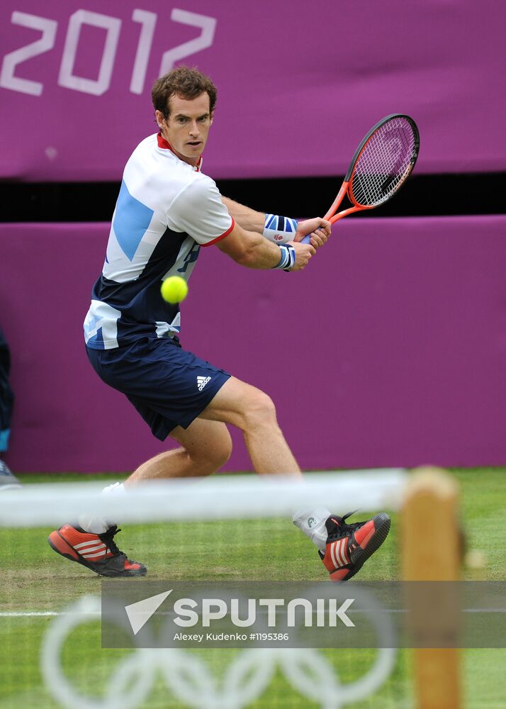 2012 Summer Olympics. Tennis. Day 2