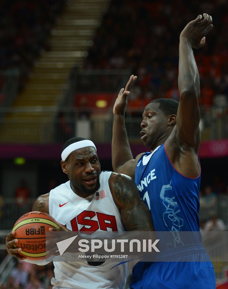 2012 Summer Olympics. Men's Basketball. United States vs. France