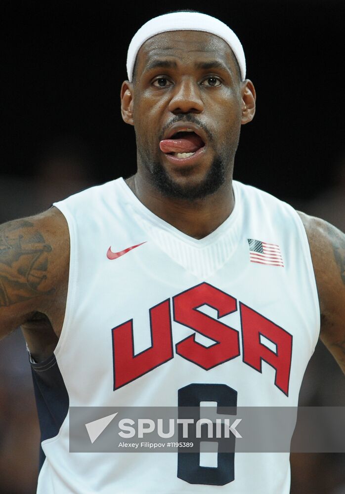 2012 Summer Olympics. Men's Basketball. United States vs. France
