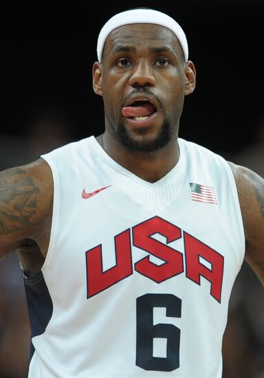 2012 Summer Olympics. Men's Basketball. United States vs. France