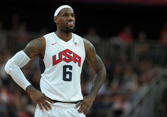 2012 Summer Olympics. Men's Basketball. United States vs. France