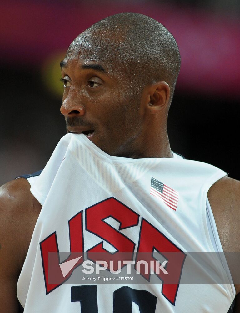 2012 Summer Olympics. Men's Basketball. United States vs. France