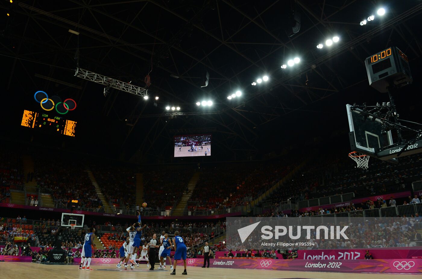 2012 Summer Olympics. Men's Basketball. United States vs. France