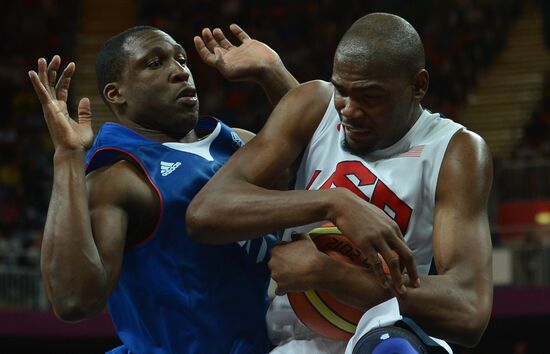 2012 Summer Olympics. Men's Basketball. United States vs. France
