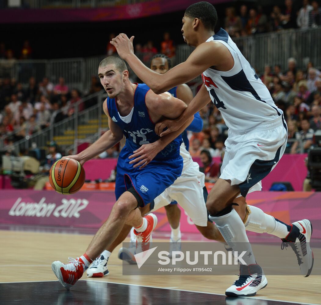 2012 Summer Olympics. Men's Basketball. United States vs. France
