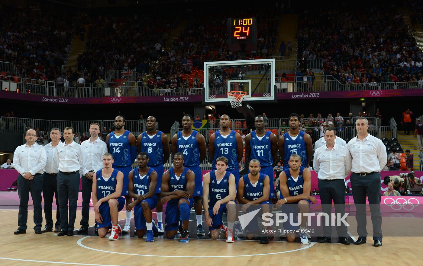 2012 Summer Olympics. Men's Basketball. United States vs. France