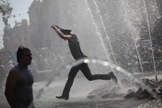 Navy Day in Russia and Ukraine