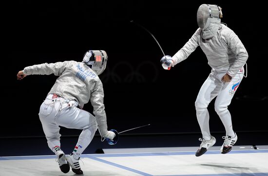 2012 Olympics. Fencing. Men's Individual Sabre