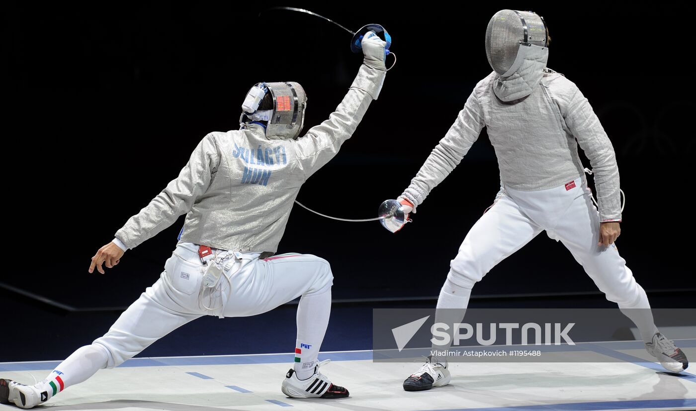 2012 Olympics. Fencing. Men's Individual Sabre