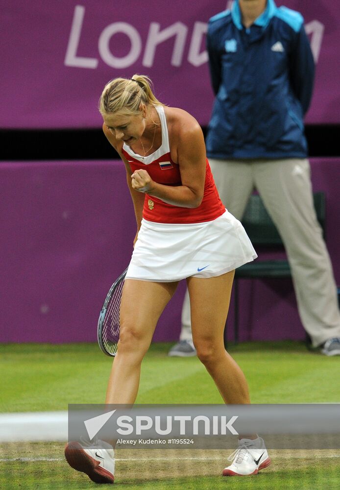 2012 Summer Olympics. Tennis. Day 2