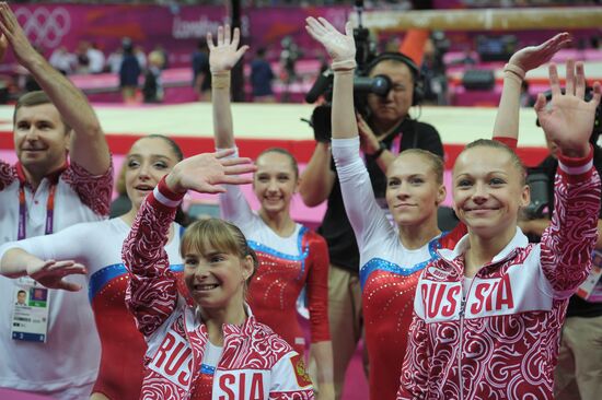 2012 Summer Olympics. Artistic gymnastics. Women